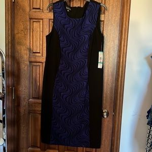 Black Label Dress Black and Blue Women’s 16 NWT